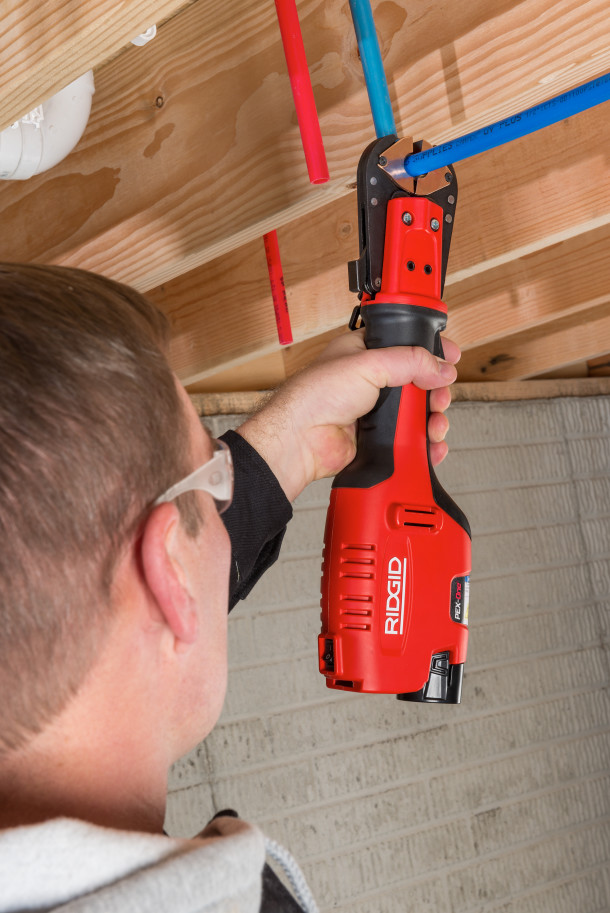 RIDGID PEX One 12V Battery PEX Tool Plumbing Perspective News 