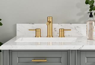 Matching Style Trends and Technology with Moen Products, Brushed Gold, U by Moen, Flo by Moen, kitchen & bath trends