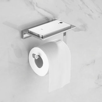 Dezi Home TP Holders With Shelves, toilet paper holders with shelf for smartphone