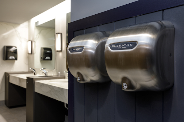 XLERATOR high-speed energy efficient hand dryers, hand dryers, plumbing, hand dryers, restrooms, kitchen and bathrooms