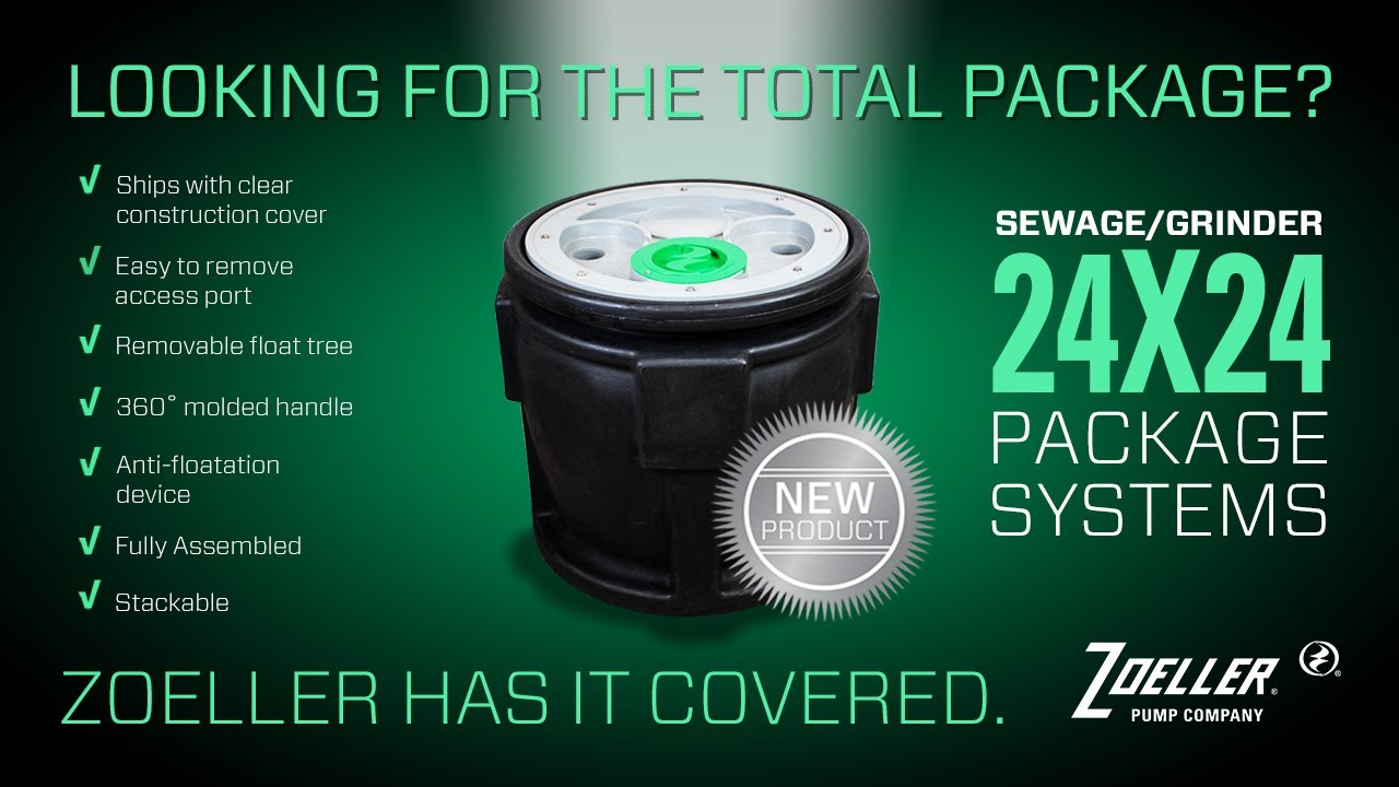 Zoeller's 912 Preassembled 24 X 24 Sewage Systems - Plumbing ...