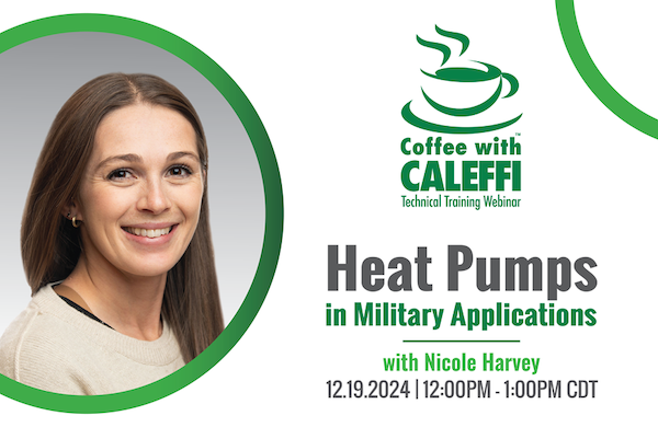 Coffee with Caleffi, HVAC, heat pumps, heating and cooling, Nicole Harvey, mechanical engineer, Pacific Northwest National Lab