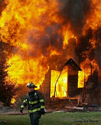 Jesse Correira juggles plumbing and firefighting