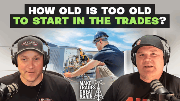Labor Shortage, Too old for the trades?